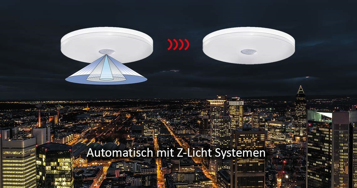 Sensorleuchten SlimLED Deckenleuchten Vernetzbar