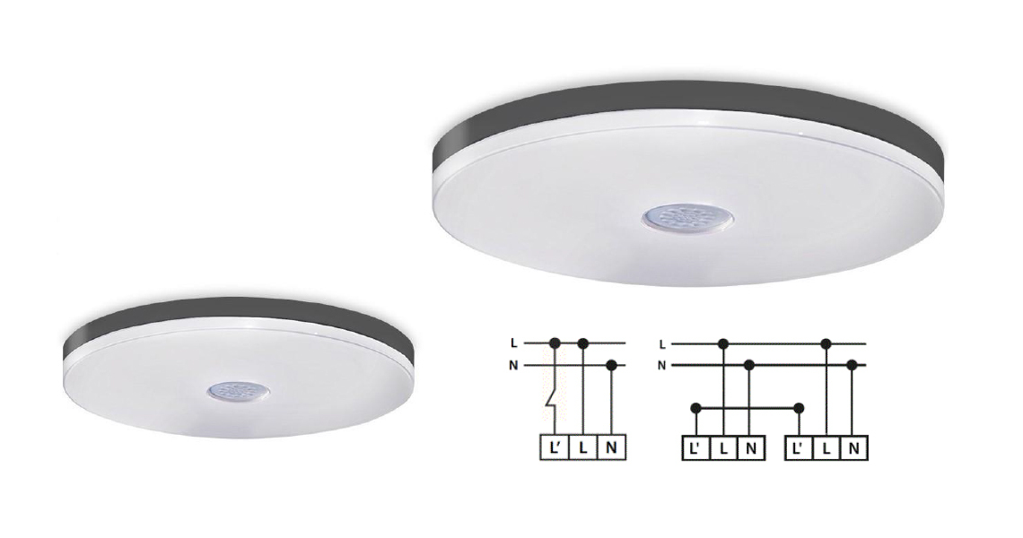 Deckenleuchte mit Bewegungsmelder SlimLED 