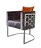 Sessel mit Metallrahmen Chrom