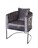 Sessel mit Metallrahmen Chrom, Lounge Sessel Chrom