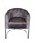 Sessel mit Metallrahmen Chrom, Lounge Sessel Chrom