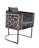 Sessel mit Metallrahmen Chrom, Lounge Sessel Chrom