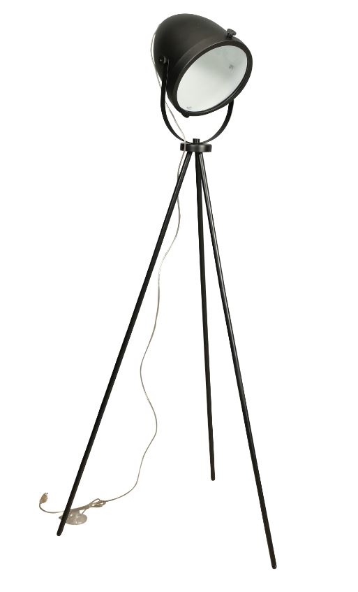 Stehlampe schwarz